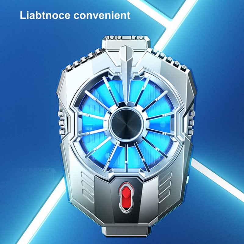 Telefonradiátor ventilátor klip kialakítása Type-C interfész Gyorshűtés Mobiltelefon-radiátor telefontartozékok