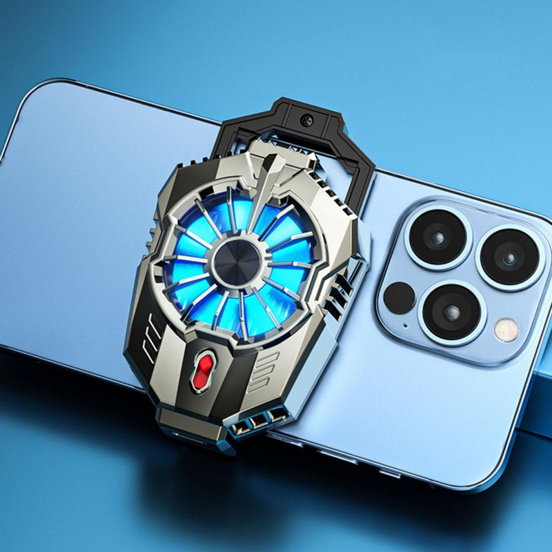 Telefonradiátor ventilátor klip kialakítása Type-C interfész Gyorshűtés Mobiltelefon-radiátor telefontartozékok