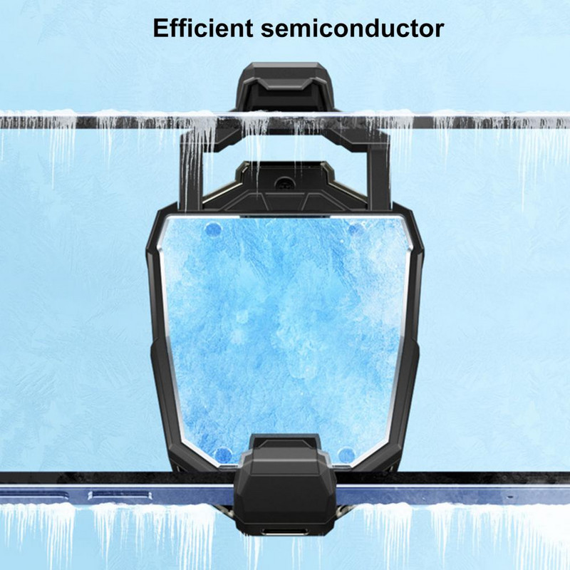 Telefonradiátor ventilátor klip kialakítása Type-C interfész Gyorshűtés Mobiltelefon-radiátor telefontartozékok