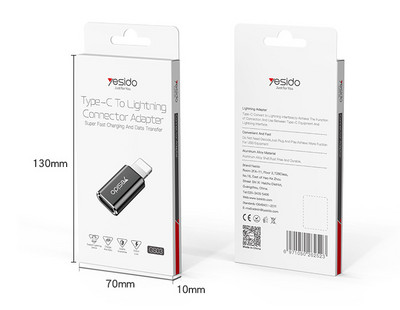 yesido Adaptor USB OTG la adaptor tip C Convertor cablu de încărcare pentru iPhone Macbook Samsung Huawei Xiaomi tip C la USB OTG
