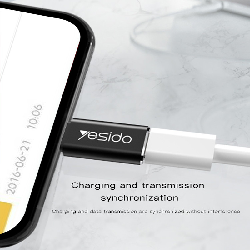 yesido USB OTG adapter a Type-C adapterhez töltőkábel átalakító iPhone Macbookhoz Samsung Huawei Xiaomi Type C USB OTG-hez
