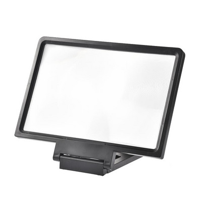 Amplificator pentru ecran 3D Pliabil 1 PC Lupa pentru ecranul telefonului din silicon Filme 3D Proiector pentru telefon Protecția ochilor Gadget ușor de transportat