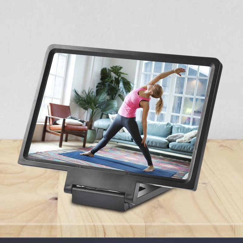 3D képernyő erősítő összehajtható 1 PC szilikon telefon képernyő nagyító 3D filmek telefon projektor szemvédő Könnyen hordozható kütyü