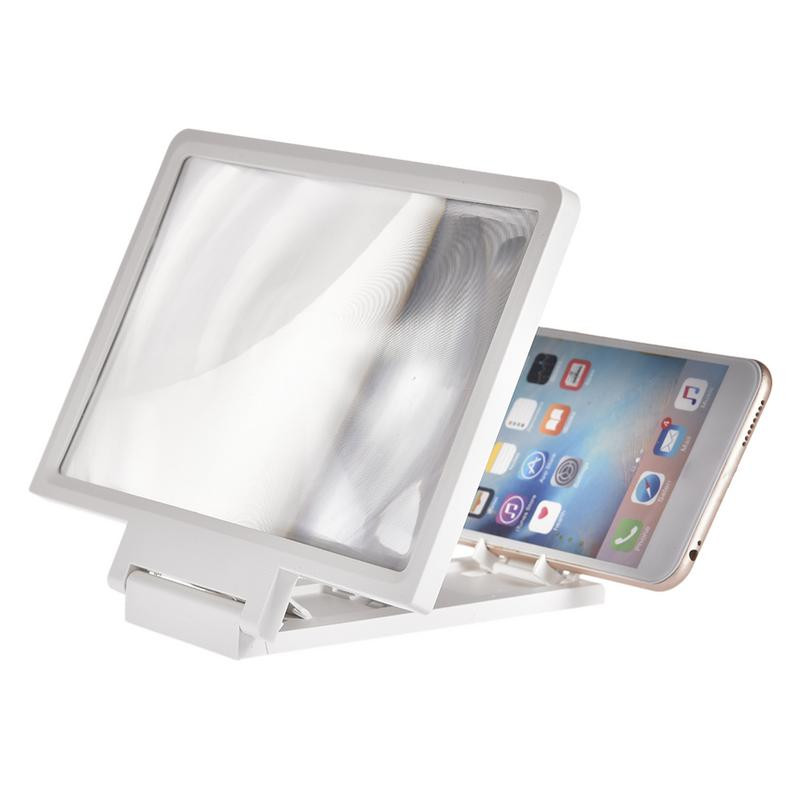 3D képernyő erősítő összehajtható 1 PC szilikon telefon képernyő nagyító 3D filmek telefon projektor szemvédő Könnyen hordozható kütyü