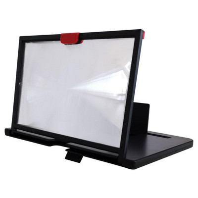 Suport de lupă pentru ecranul telefonului mobil de 12 inchi pentru protecția ochilor, amplificator video 3D, Suport pentru proiector Suport de birou