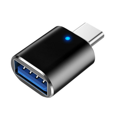Adaptor LED OTG tip C la conector USB3.0 pentru Samsung Xiaomi Huawei POCO Cablu de date Convertor masculin la femel Adaptoare USB C