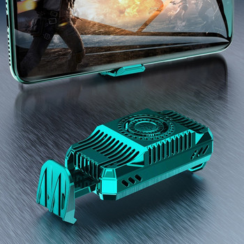 Universal Mini Mobile Phone Cooling Fan Radiator Turbo Hurricane Game Cooler Κινητό τηλέφωνο Cool Heat Sink για iPhone/Samsung/Xiaomi