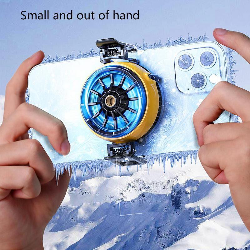 Mobiltelefon USB hűtő Univerzális hordozható játékpad radiátor ventilátor némítás radiátor vezérlő hűtőborda 73-104mm szélességű mobiltelefonhoz