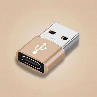 DIXSG USB A мъжки към тип C женски конектори Преобразувател на зарядно устройство Type-C адаптери USBC USB-C към USB адаптер