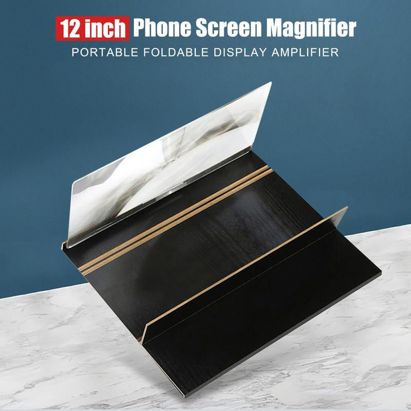 Telefon képernyő-nagyító Hajlított képernyő-nagyító a legtöbb mobiltelefonhoz Clearly HD képernyő-erősítő Összecsukható képernyő-nagyító