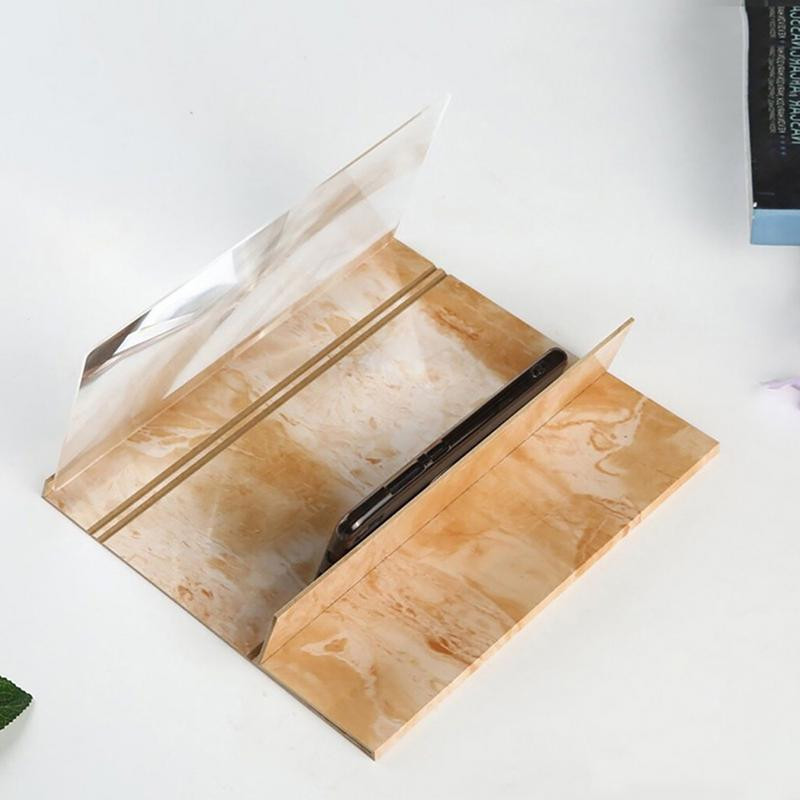 Telefon képernyő-nagyító Hajlított képernyő-nagyító a legtöbb mobiltelefonhoz Clearly HD képernyő-erősítő Összecsukható képernyő-nagyító