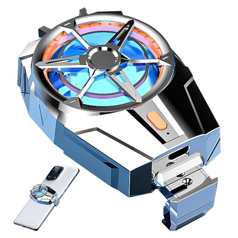 Ανεμιστήρας ψύξης τηλεφώνου Ανεμιστήρας ψύκτρας για επαναφορτιζόμενη Turbo Hurri-cane W3 Διαφορετική ταχύτητα Κατάλληλη για όλα τα κινητά 4,5-6 ιντσών