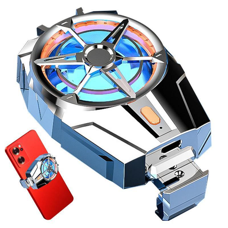 Ανεμιστήρας ψύξης τηλεφώνου Ανεμιστήρας ψύκτρας για επαναφορτιζόμενη Turbo Hurri-cane W3 Διαφορετική ταχύτητα Κατάλληλη για όλα τα κινητά 4,5-6 ιντσών