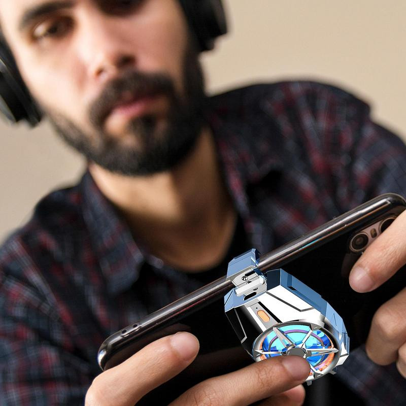 Ανεμιστήρας ψύξης τηλεφώνου Ανεμιστήρας ψύκτρας για επαναφορτιζόμενη Turbo Hurri-cane W3 Διαφορετική ταχύτητα Κατάλληλη για όλα τα κινητά 4,5-6 ιντσών