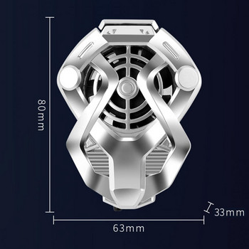 Παιχνίδι για κινητά τηλέφωνα Cooler Powered Radiator Cooling Tool Φορητός ανεμιστήρας ψύξης για iPhone 13 12 11 Pro Max Mini Xr Xs X Android