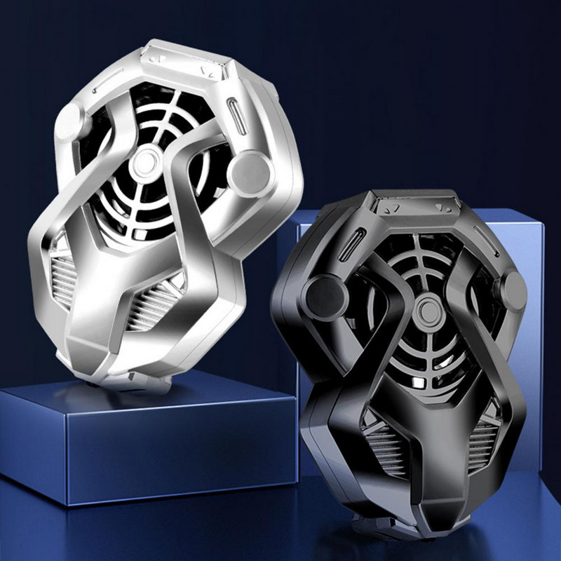 Játék Mobiltelefon-hűtővel működő radiátor-hűtőeszköz Hordozható hűtőventilátor IPhone 13 12 11 Pro Max Mini Xr Xs X Androidhoz