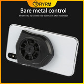 RYRA Radiator pentru telefon mobil Cooler de joc pentru telefon Ventilator portabil de răcire Ventilator mut pentru telefon mobil Radiator de jocuri USB Radiator pentru telefon