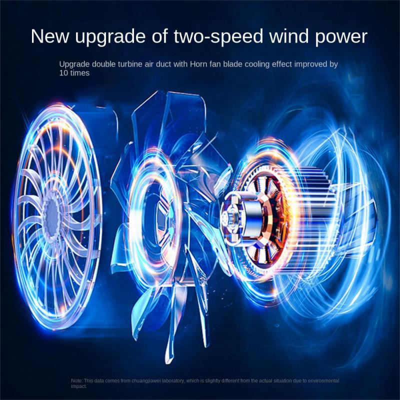 RYRA Mobiltelefon radiátor DY09 2 sebességes hordozható gyors hőleadó készülék 4-6,7 hüvelykes univerzális töltés vagy dugaszolható opcionális