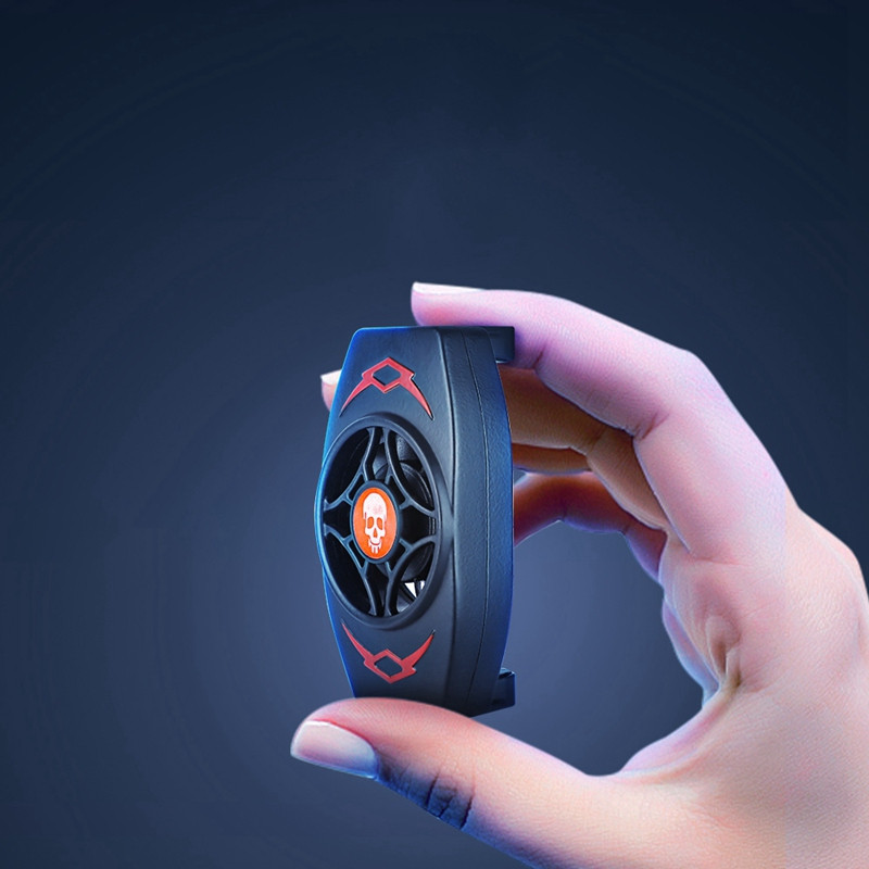 2X Mobiltelefon Radiátor Gaming Univerzális Telefonhűtő Hordozható ventilátor hűtő hűtőborda Xiaomi Iphone Huawei Samsunghoz
