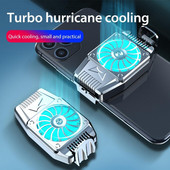 Univerzális mini mobiltelefon hűtőventillátor radiátor Turbo Hurricane Game Cooler Cell Phone Cool hűtőborda IPhone/Samsung/Xiaomi számára