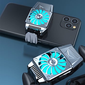 Universal Mini Mobile Phone Cooling Fan Radiator Turbo Hurricane Game Cooler Κινητό τηλέφωνο Cool Heat Sink για iPhone/Samsung/Xiaomi