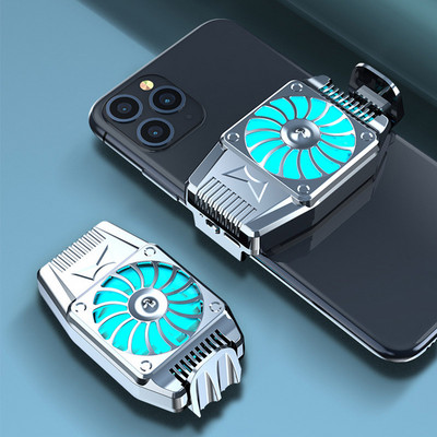 Univerzális mini mobiltelefon hűtőventillátor radiátor Turbo Hurricane Game Cooler Cell Phone Cool hűtőborda IPhone/Samsung/Xiaomi számára