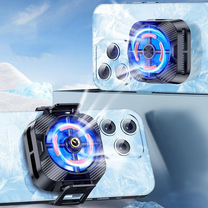 Mágneses mobiltelefon hűtőventilátor, hordozható félvezetős radiátor játékhűtő, nagy teljesítményű mobiltelefon hősugárzó