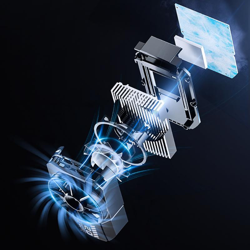 Játék Cooler Mobiltelefon Cool hűtőborda hűtési műtárgy Iphone/Samsung/xiaomi telefonhoz, Hordozható hűtőventilátor