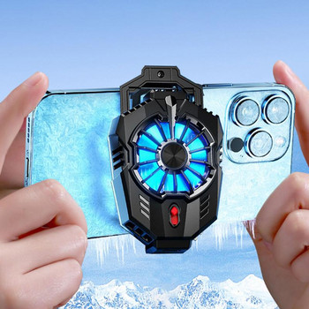 Universal Mini Mobile Phone Cooling Fan Radiator Turbo Hurri-cane Game Cooler Phone Cool Heat Sink for I-Phone/Sam-sung/Xiao-mi