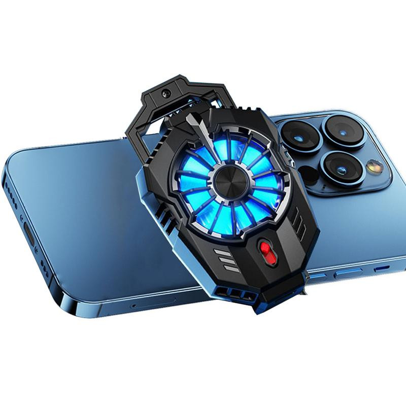 Univerzális mini mobiltelefon hűtőventillátor radiátor Turbo Hurri-cane Game Cooler Phone Cool hűtőborda I-Phone/Sam-sung/Xiao-mi készülékekhez