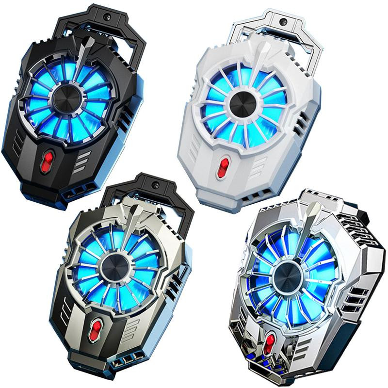 Univerzális mini mobiltelefon hűtőventillátor radiátor Turbo Hurri-cane Game Cooler Phone Cool hűtőborda I-Phone/Sam-sung/Xiao-mi készülékekhez