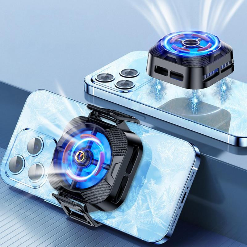 Mobiltelefon radiátor hűtőventilátor Univerzális mini hordozható játék hűtő mobiltelefon radiátor hűtőborda iPhone-hoz