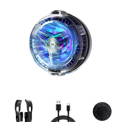 Sistem de răcire cu semiconductor RGB Afișaj digital Radiator Mute-Risipator de căldură