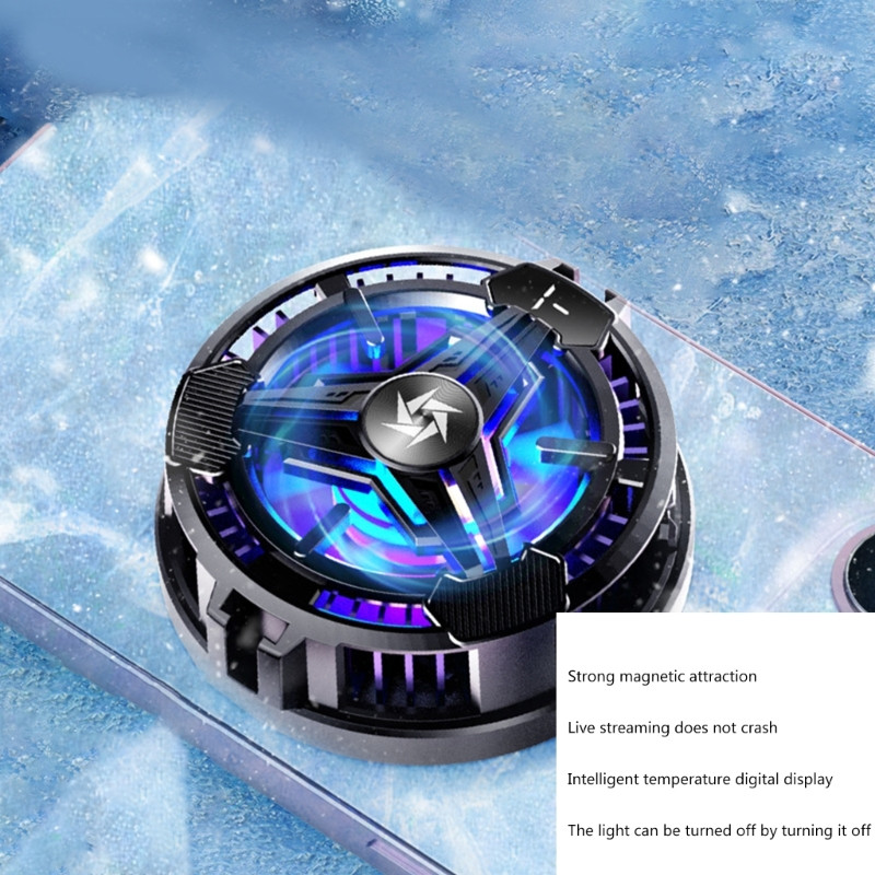 RGB Semiconductor Cooler System Digitális kijelző Radiator Mute-Hűtőborda