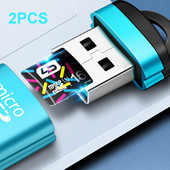 2 buc. Cititor de carduri USB 2.0 de mare viteză Adaptor pentru carduri de memorie TF Micro SD pentru computer desktop, laptop, notebook-uri Adaptor USB micro SD