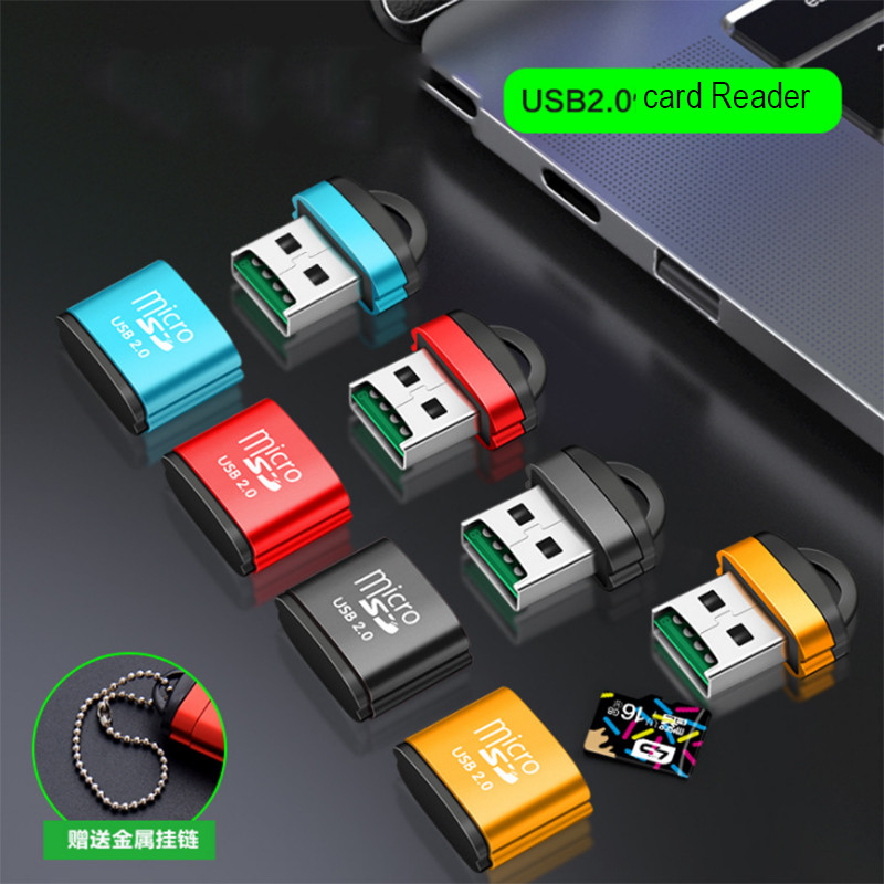 2 db nagysebességű USB 2.0 kártyaolvasó TF Micro SD memóriakártya adapter számítógéphez asztali számítógéphez laptop notebookhoz Micro SD USB adapter