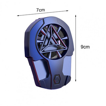 Компактен радиатор Опростена скоба за охлаждане на телефон Мини акумулаторен радиатор за телефон