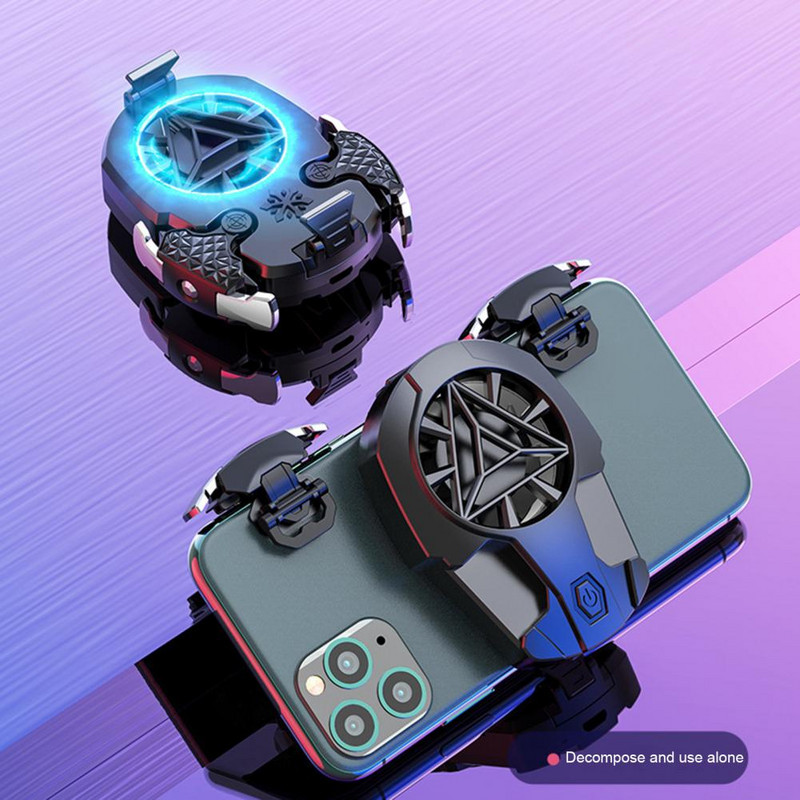 Kompakt radiátor, egyszerű telefonhűtő konzol, mini újratölthető hűtőborda telefonhoz