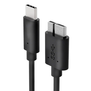 USB тип C 3.1 към Micro B 3.0 кабел за Samsung NOTE 3 S5 2,5 инча кабел за твърд диск Таблет Micro B кабел PC аксесоари