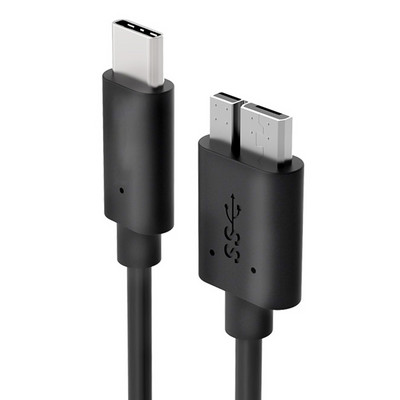 Cablu USB tip C 3.1 la Micro B 3.0 pentru Samsung NOTE 3 S5 Cablu hard disk de 2,5 inci Cablu Micro B pentru tabletă Accesorii PC