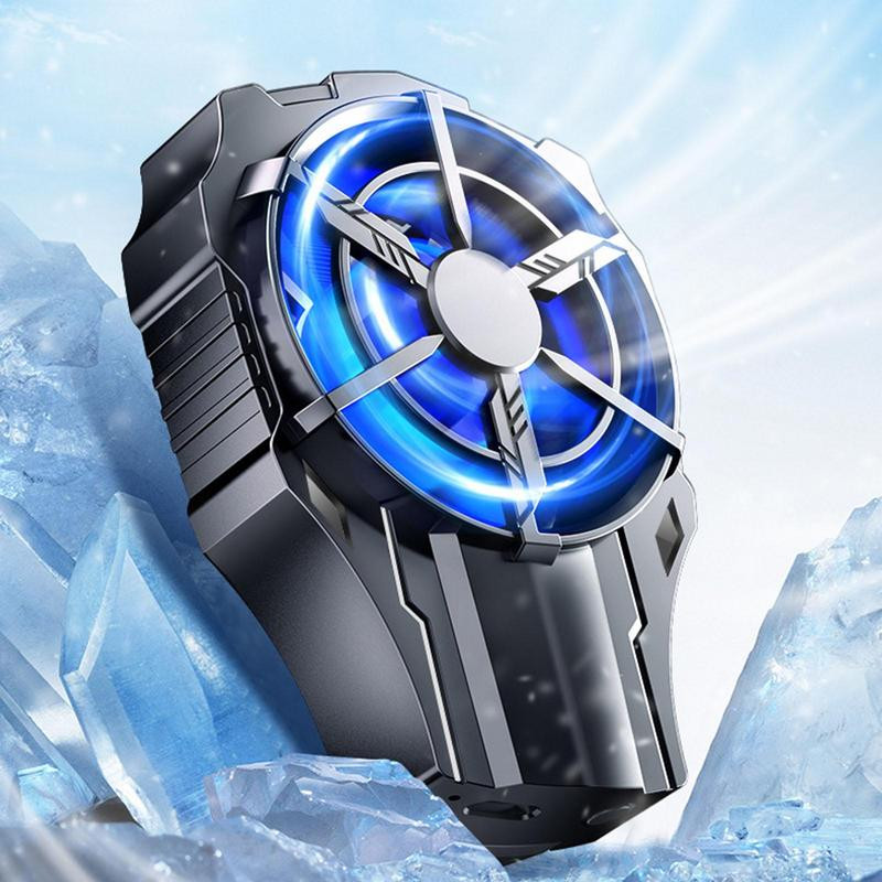 Nagy teljesítményű félvezető mobiltelefon-hűtő léghűtéses hűtő mobiltelefonhoz, újratölthető csúszásgátló hűtőkapocs telefonjátékhoz