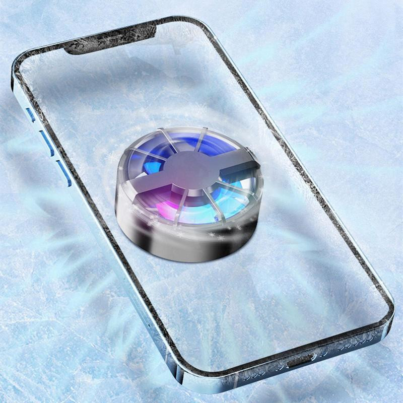 Univerzális mobiltelefon hűtőventilátor, hordozható mini radiátor turbó játékhűtő alacsony zajszintű mobiltelefon hőradiátor PUB G-hez