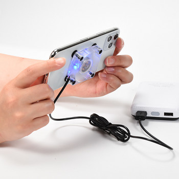 Cooling Artifact Usb Charging Cooling Portable Mini Mobile Phone Cooling Fan Radiator Game Cooler Αξεσουάρ κινητών τηλεφώνων