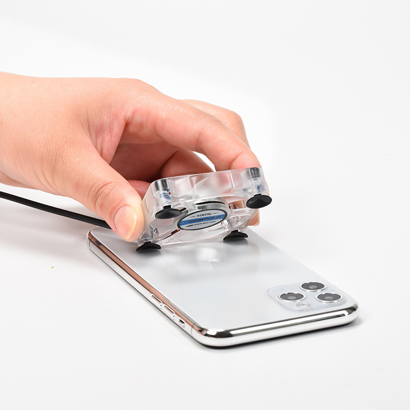 Hűtés Artifact USB töltés Hűtés Hordozható Mini Mobiltelefon Hűtőventilátor Radiátor Játékhűtő Mobiltelefon tartozékok