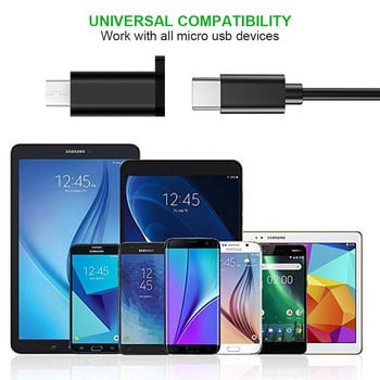 Тип C към USB 3.0 OTG адаптер за Macbook Xiaomi Micro usb мъжки към тип c женски конектор за Samsung USB C към микро конвертор