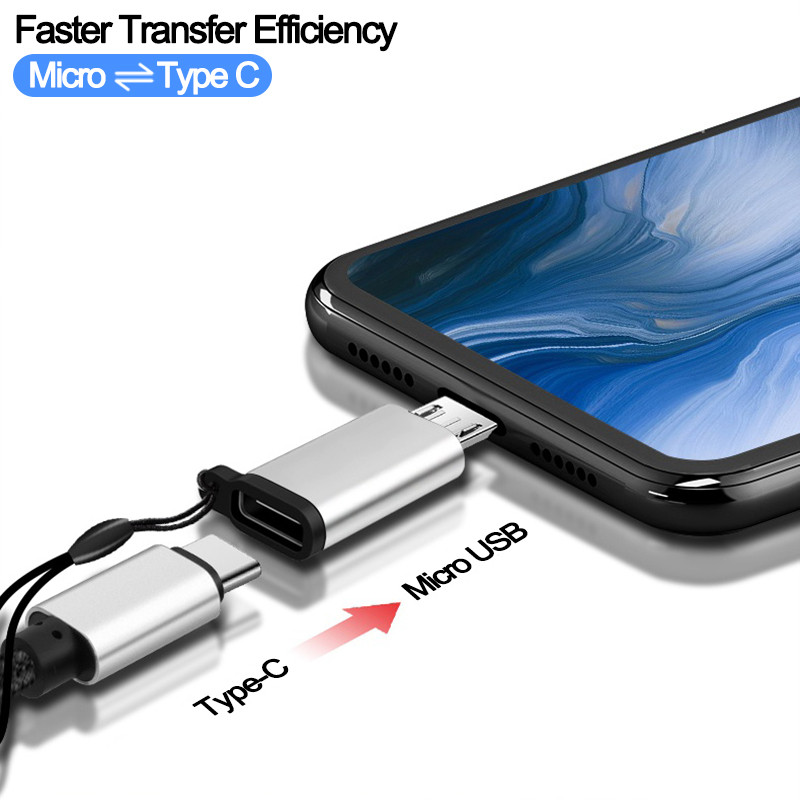 C típusú USB 3.0 OTG Adapter Macbook Xiaomi Micro usb dugóhoz c típushoz csatlakozó Samsung USB C-mikro konverterhez