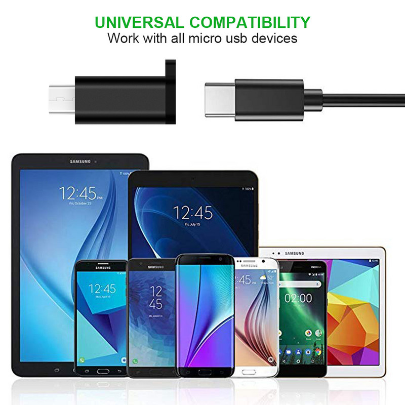 C típusú USB 3.0 OTG Adapter Macbook Xiaomi Micro usb dugóhoz c típushoz csatlakozó Samsung USB C-mikro konverterhez
