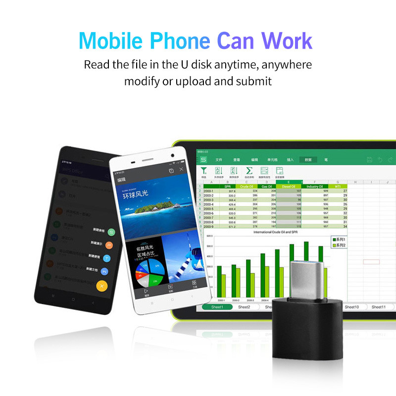 FONKEN OTG Type C - USB adapter 2.0 Micro USB telefon adapter Usbc okostelefon Laptop USB egér Gamepad Flash Disk Otg csatlakozó