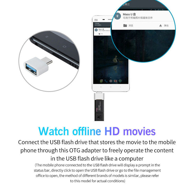 FONKEN OTG Type C - USB adapter 2.0 Micro USB telefon adapter Usbc okostelefon Laptop USB egér Gamepad Flash Disk Otg csatlakozó