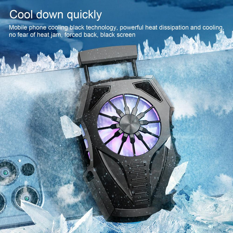 GT06 hűtőventillátor hőleadó félvezető hűtő visszahúzható újratölthető hordozható telefon hűtőborda telefonhoz